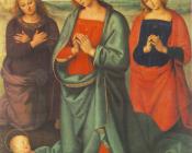 彼得罗 贝鲁吉诺 : Madonna with Saints Adoring the Child